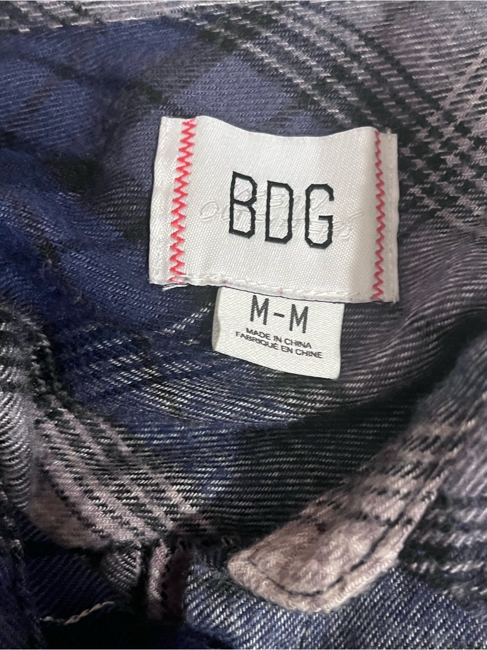 Urban Outfitters BDG Plaid Slouchy Shirt - Picture 4 of 4